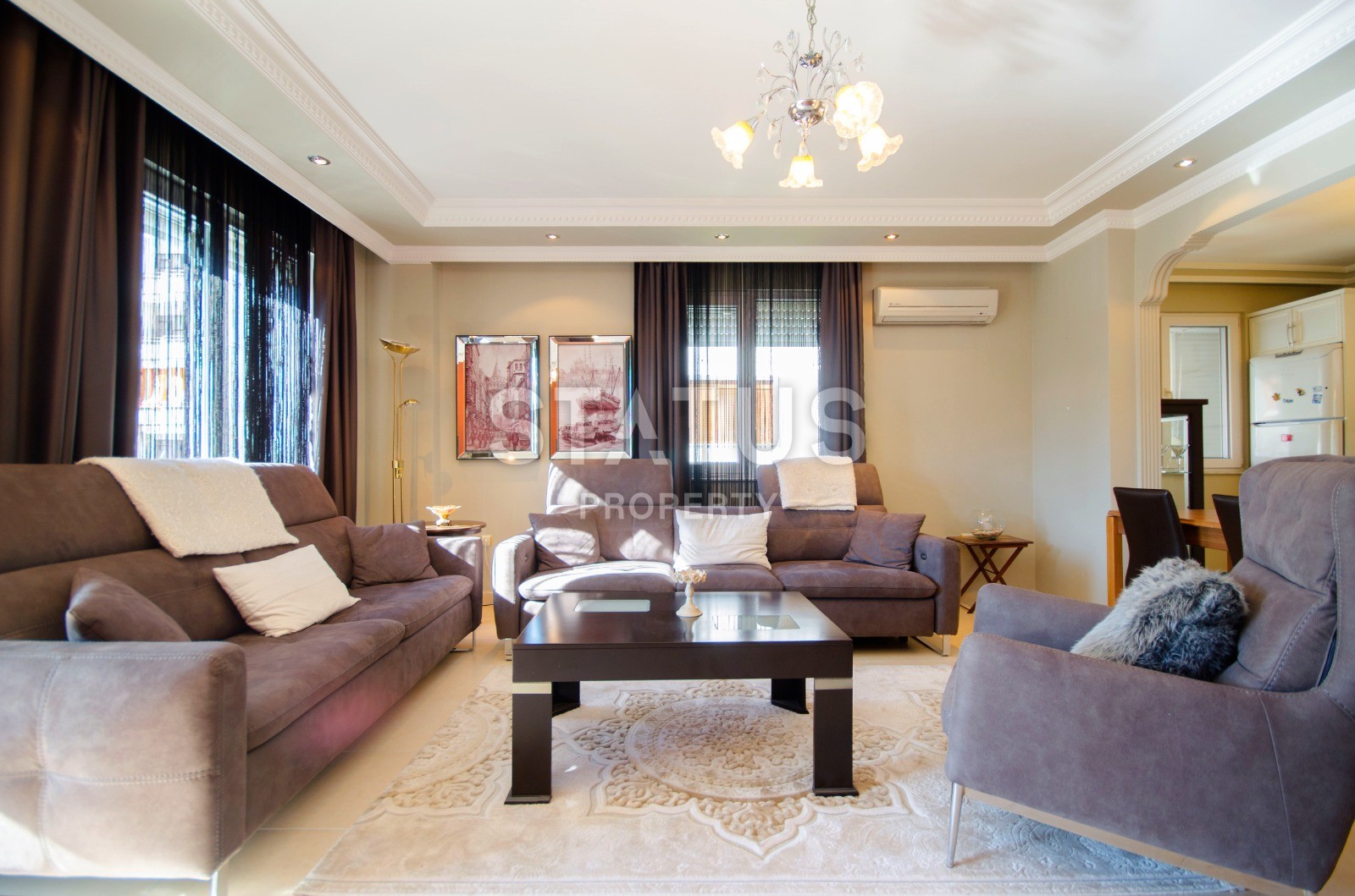 Квартира в центре Алании с капитальным ремонтом 110 кв.м. фото 3