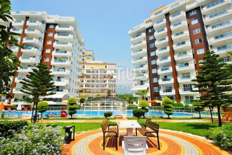 Квартира в комплексе с крытым бассейном в Махмутларе 70 кв.м. фото 1