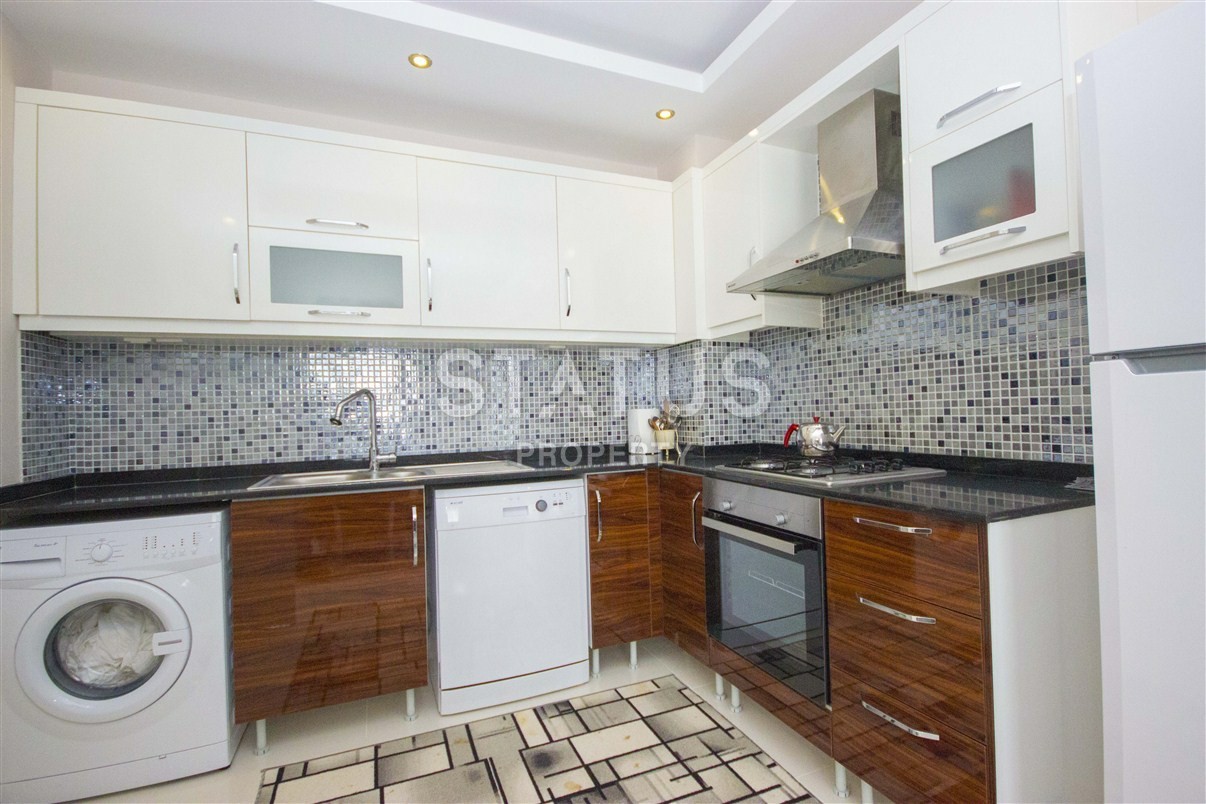 Квартира в комплексе с крытым бассейном в Махмутларе 70 кв.м. фото 18