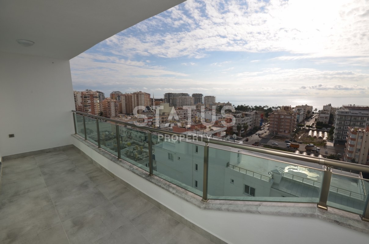 Две квартиры в Махмутларе с видом на море и мебелью на высоком этаже! фото 1