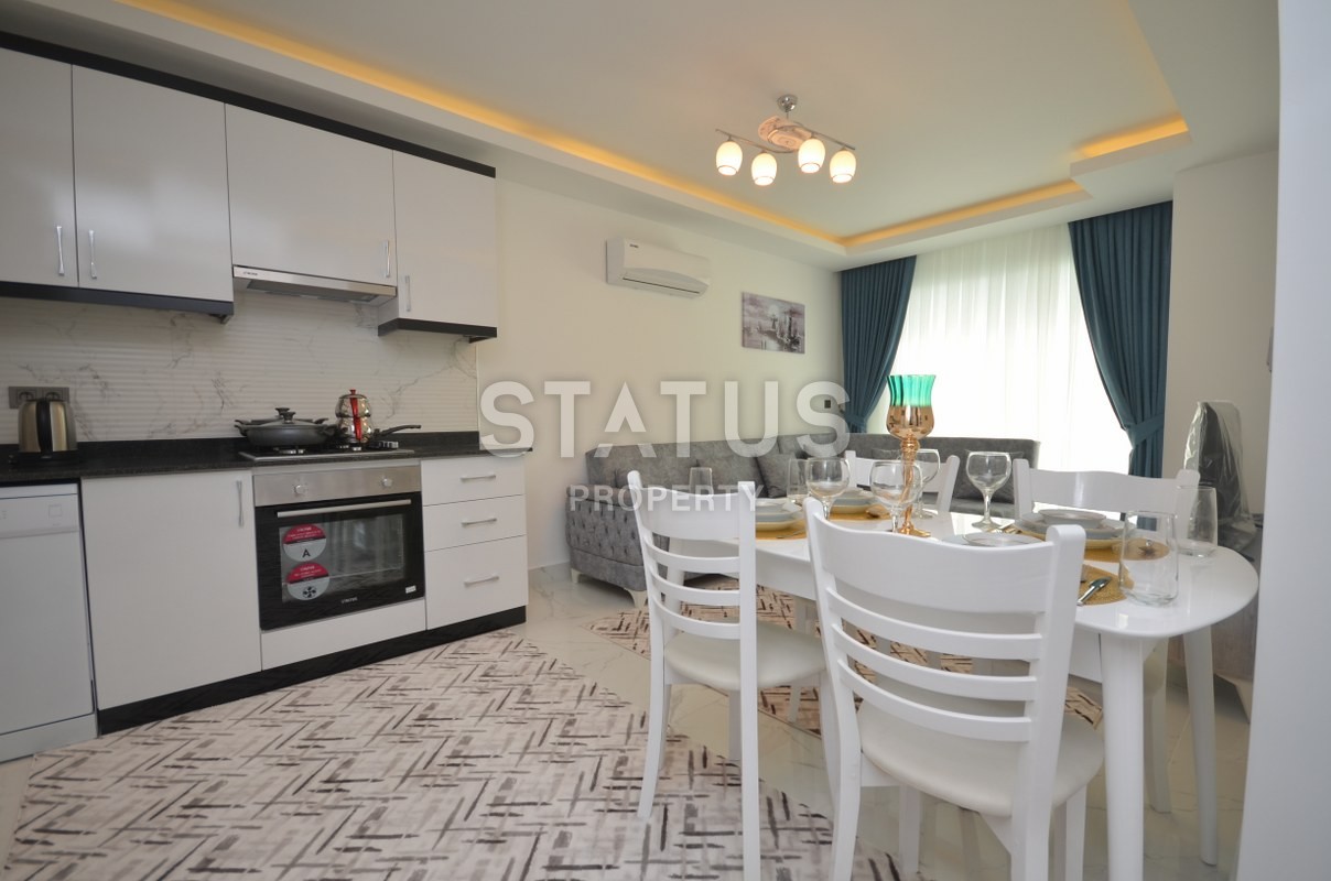 Две квартиры в Махмутларе с видом на море и мебелью на высоком этаже! фото 9