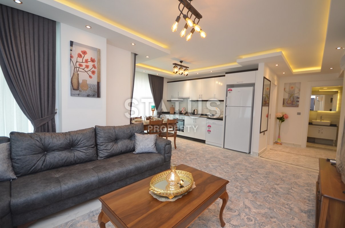 Две квартиры в Махмутларе с видом на море и мебелью на высоком этаже! фото 36