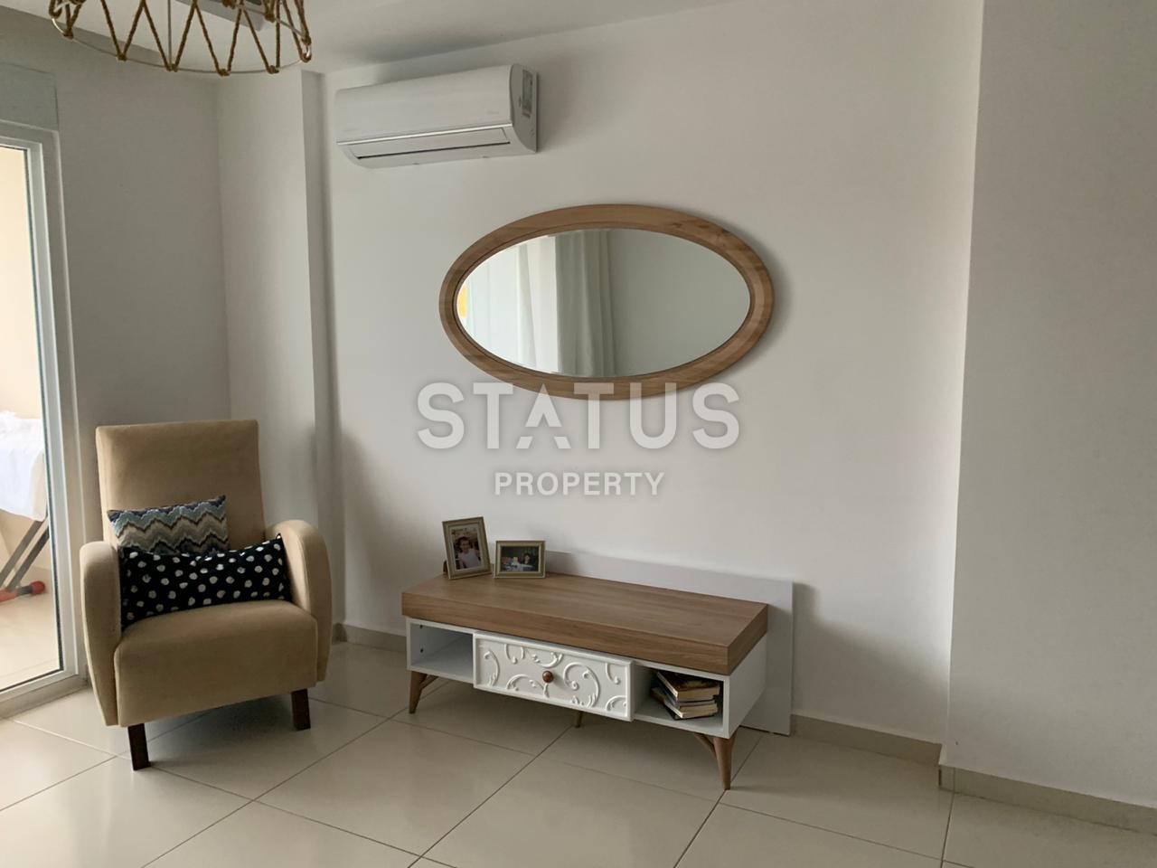 Двухкомнатная квартира с хорошей мебелью и техникой в Махмутларе, 65 м2 фото 9