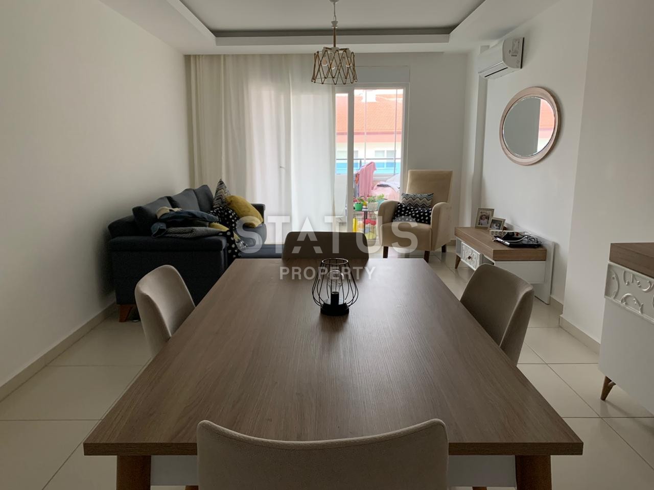 Двухкомнатная квартира с хорошей мебелью и техникой в Махмутларе, 65 м2 фото 10