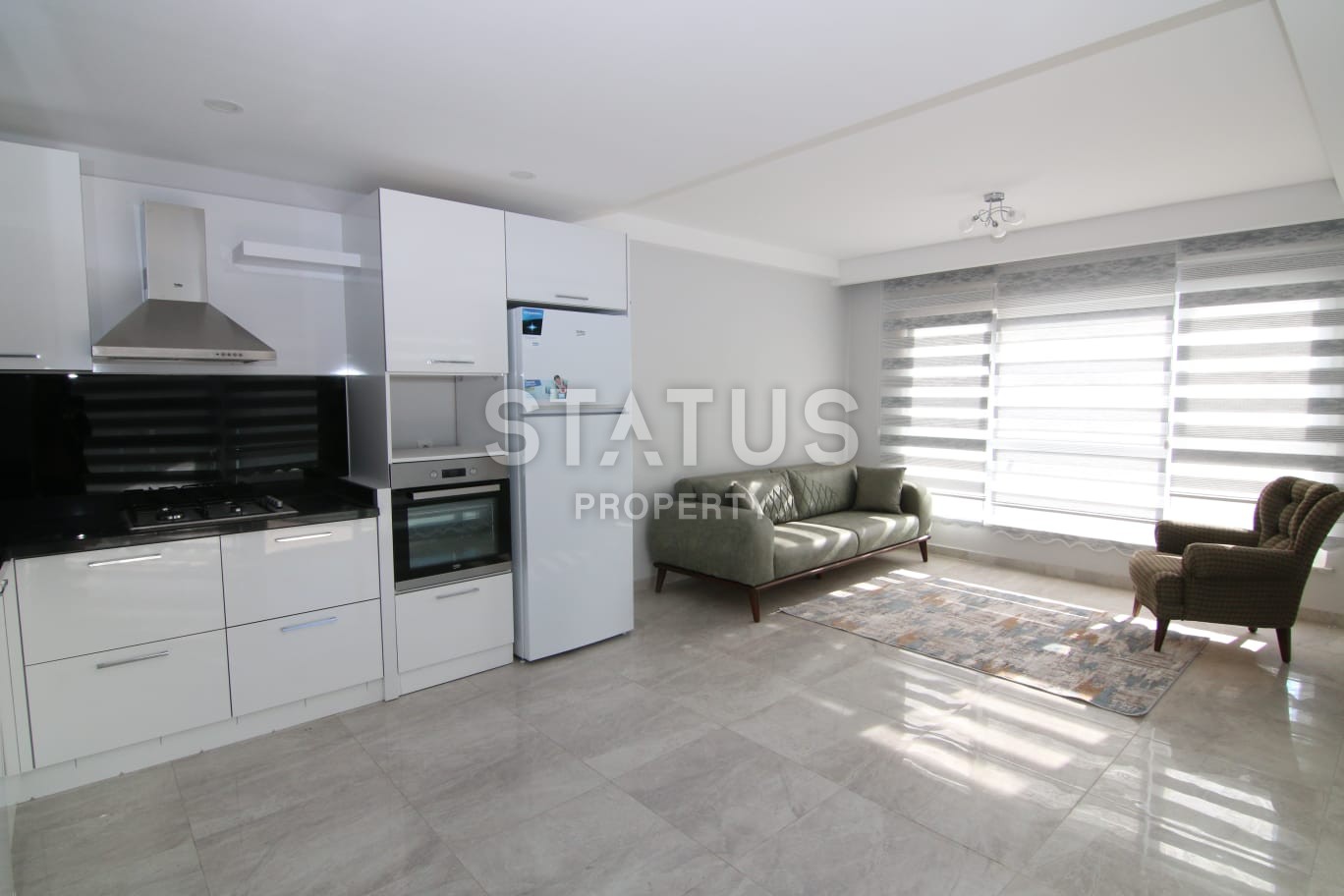 Отличная квартира в Махмутларе с мебелью недорого! 70 кв.м. фото 6