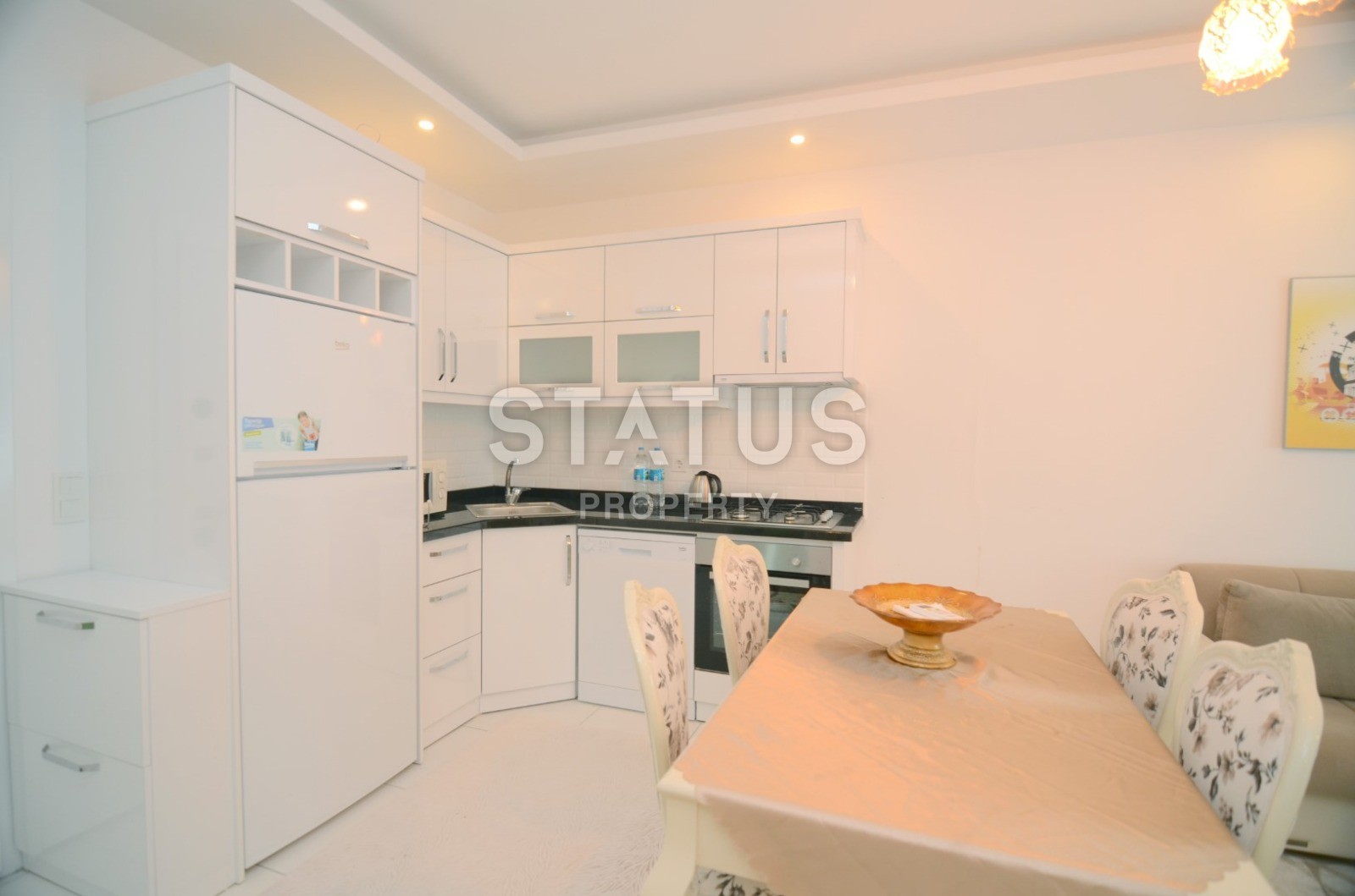 Квартира в Махмутларе! Новый дом! Мебель и техника в цене! 60 кв.м. фото 13