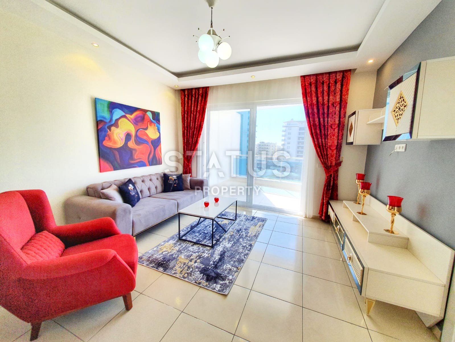 Уютная квартира 1+1 с новой мебелью с видом на море! Махмутлар, 200 м фото 8