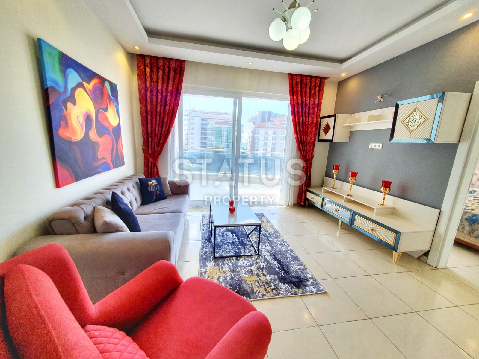 Уютная квартира 1+1 с новой мебелью с видом на море! Махмутлар, 200 м фото 11