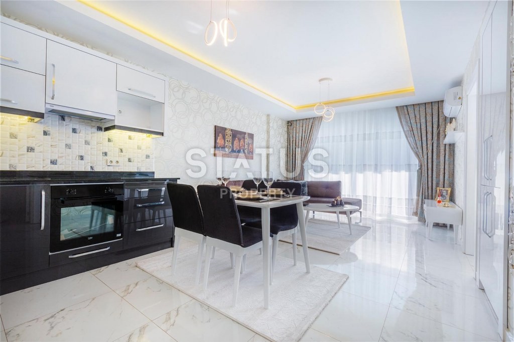 Двухкомнатная квартира с новой мебелью+ вид на море! Махмутлар, 60 м2 фото 3