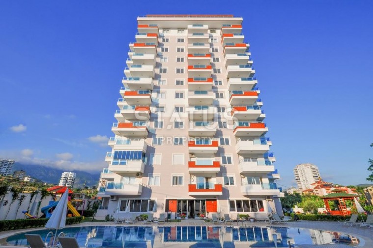 Квартира 1+1 с видом на море в Махмутларе, 65 м2 фото 1