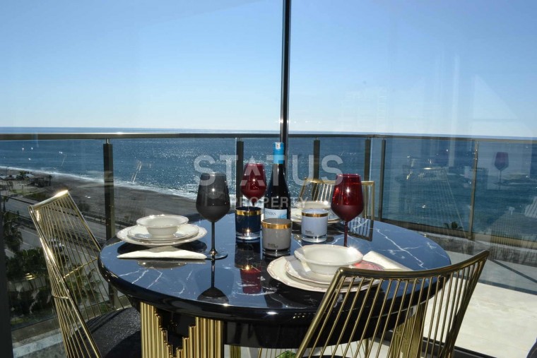 Апартаменты 2+1 с новой мебелью! Первая береговая линия! Махмутлар, 90 м2 фото 1