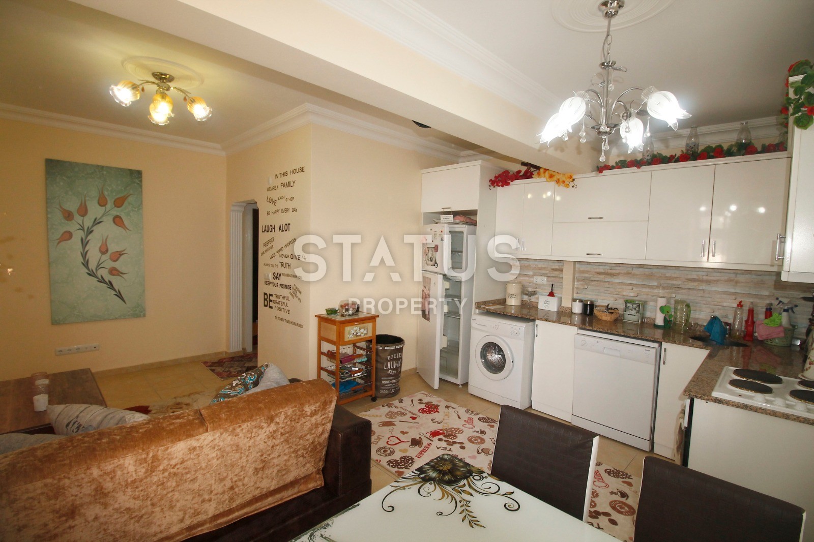 Квартира 2+1 в центре Аланьи! 300 метров до Средиземного моря! фото 13