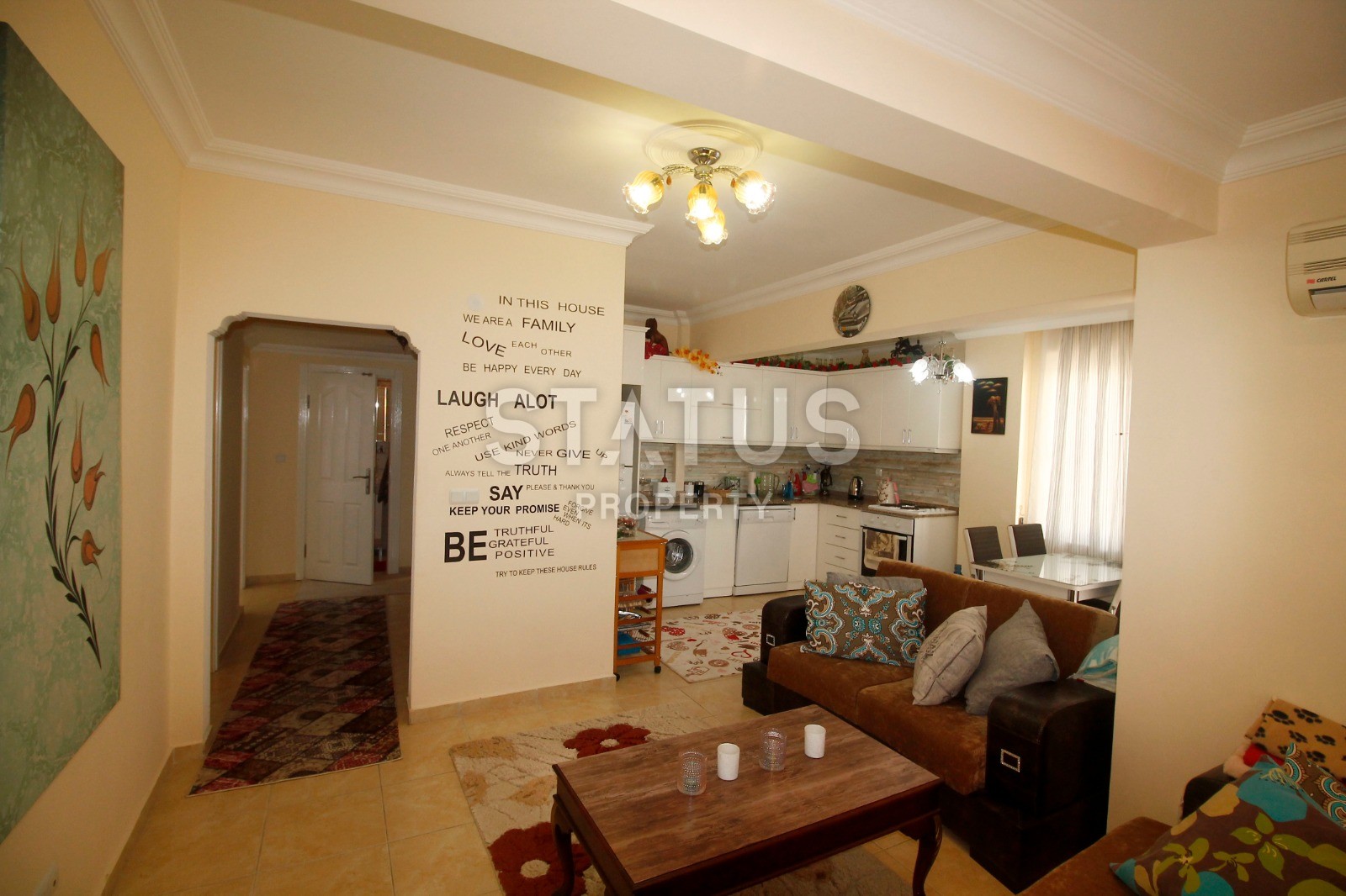 Квартира 2+1 в центре Аланьи! 300 метров до Средиземного моря! фото 17