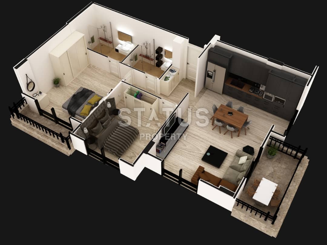 Инвестиционный проект в 150 метрах от побережья! Махмутлар! фото 6