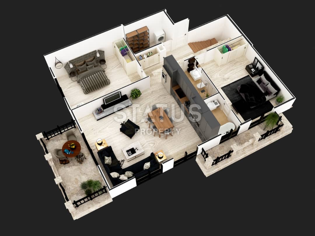 Инвестиционный проект в 150 метрах от побережья! Махмутлар! фото 8