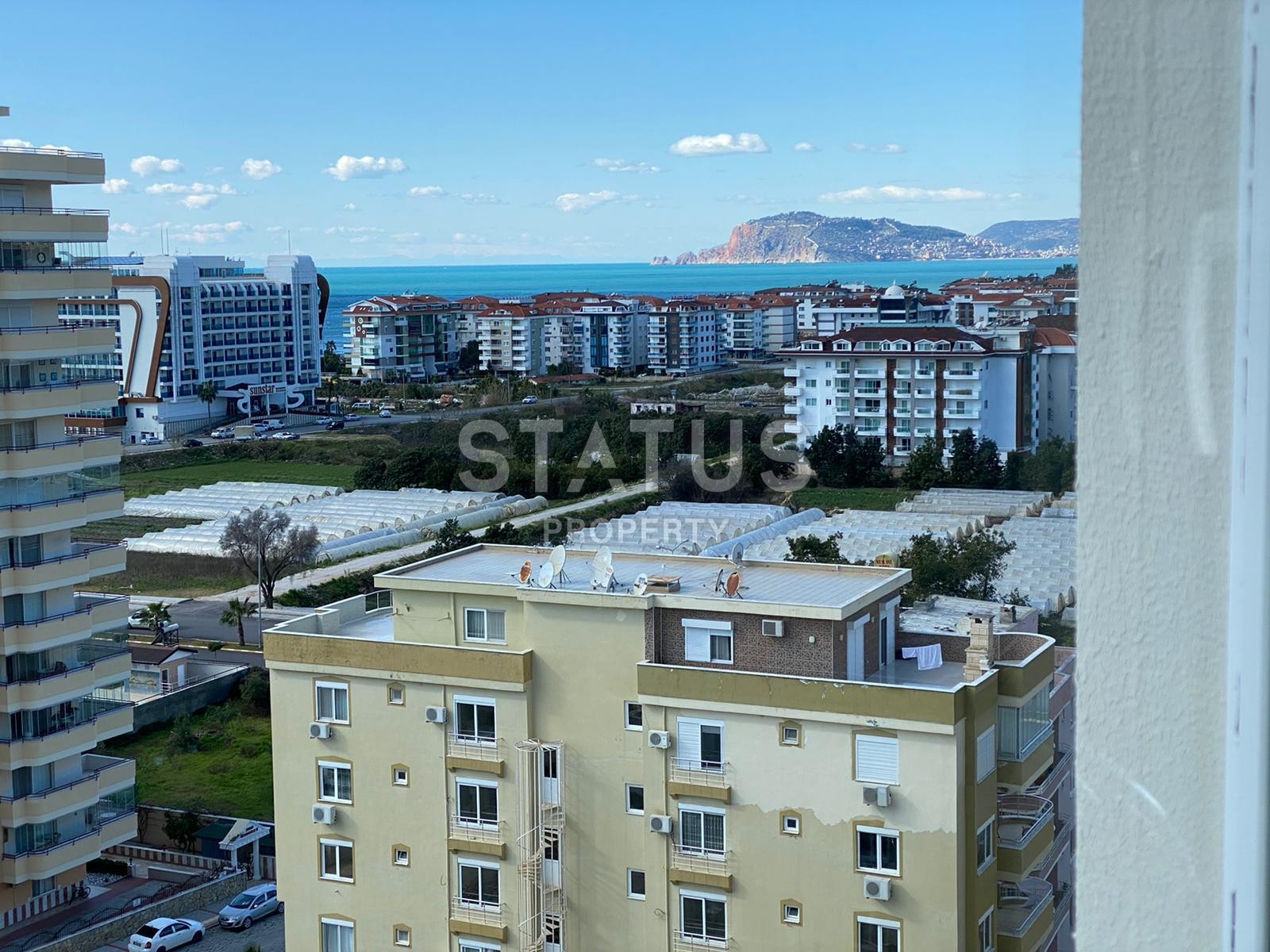 Отличная квартира с видом на море и горы, с грамотной планировкой. Махмутлар. 120 кв.м. фото 3