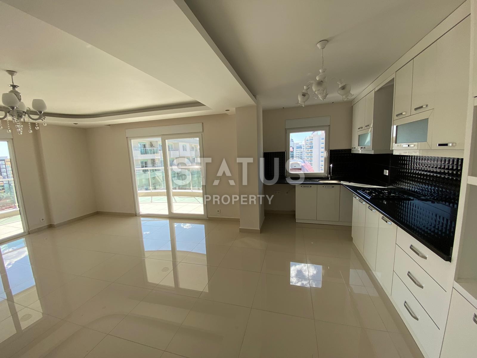 Отличная квартира с видом на море и горы, с грамотной планировкой. Махмутлар. 120 кв.м. фото 11