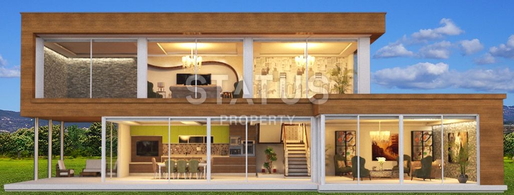 Комплекс вилл с видом на море в Алании, Конаклы, недорого, 155-320 кв.м. фото 13