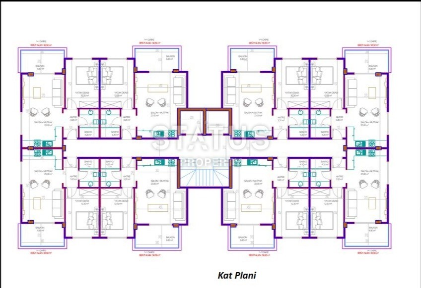НИЗКИЕ ЦЕНЫ! Новый инвестиционный проект в Махмутларе! 56,5 – 116,6 м2 фото 25