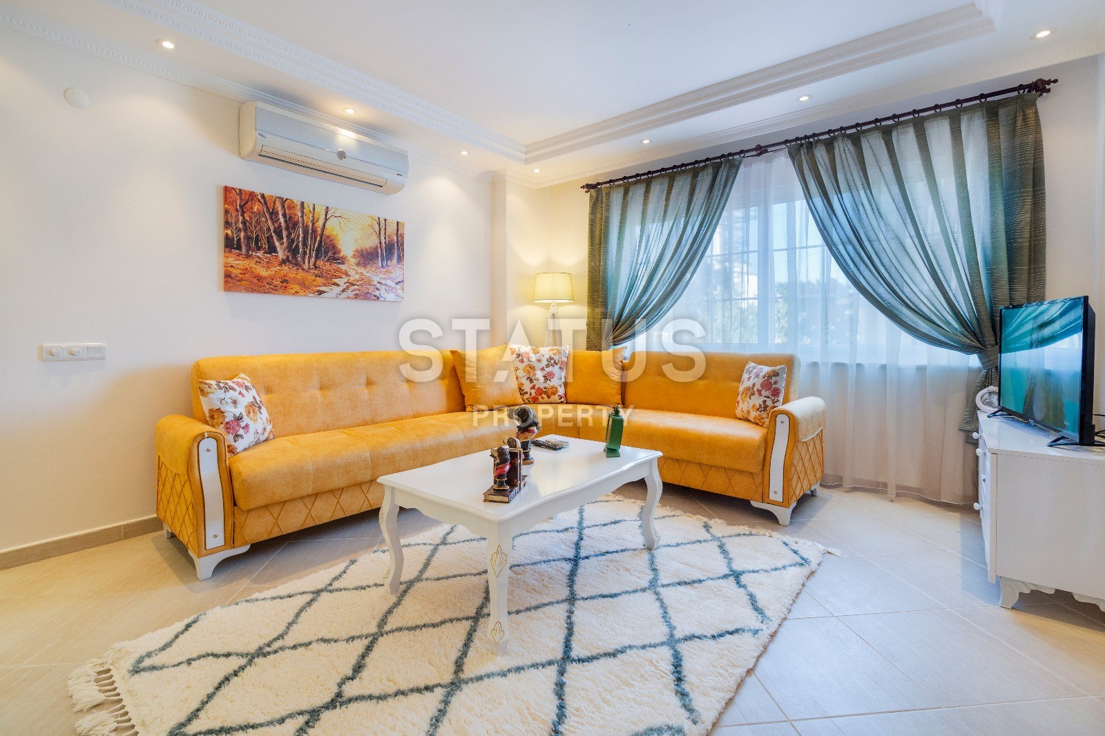 Большая квартира планировки 1+1 с мебелью и техникой от собственника в районе Джикджилли фото 14