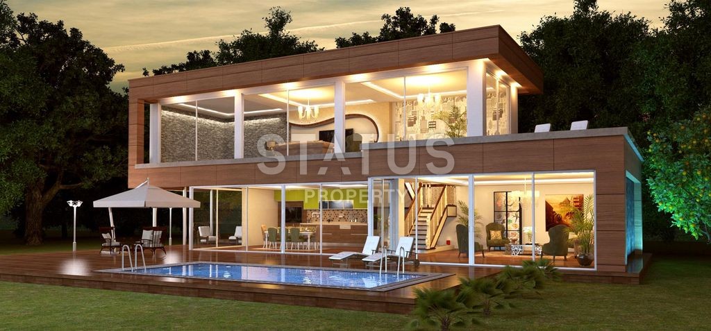 Комплекс вилл с видом на море в Алании, Конаклы, недорого, 155-320 кв.м. фото 14