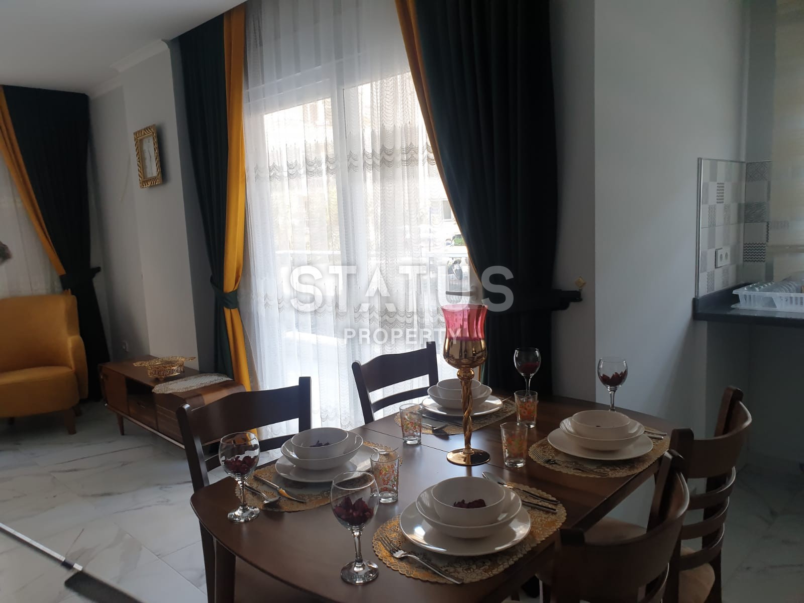 Квартира в новом доме с мебелью и техникой в Махмутларе фото 15