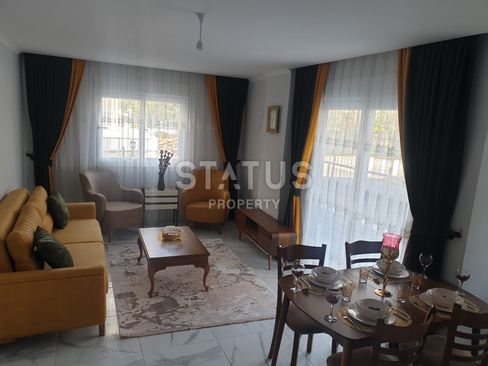 Квартира в новом доме с мебелью и техникой в Махмутларе фото 16