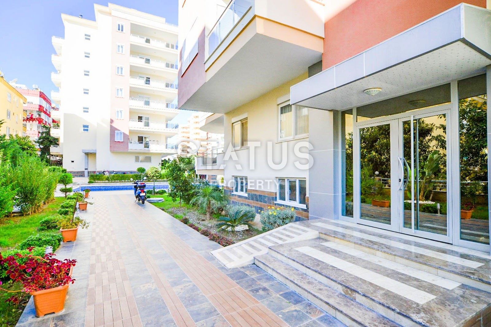 Квартира 1+1 с новой мебелью и ВИДОМ НА МОРЕ! Махмутлар, 65 м2 фото 4