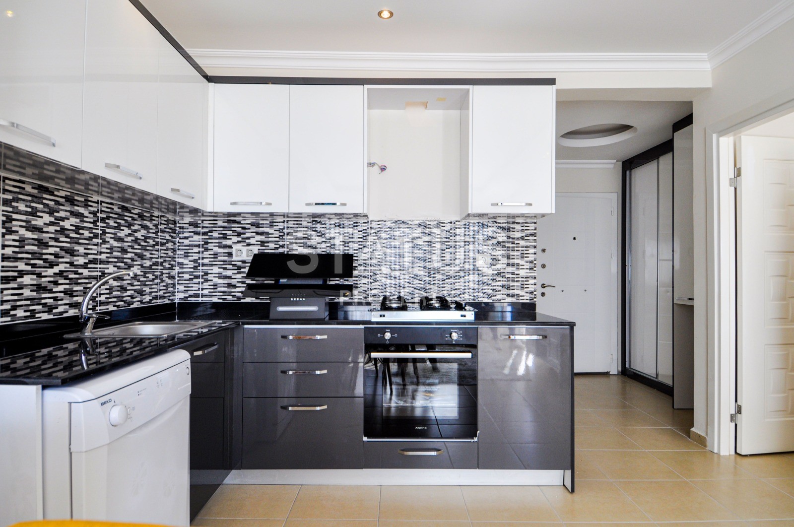 Квартира 1+1 с новой мебелью и ВИДОМ НА МОРЕ! Махмутлар, 65 м2 фото 16