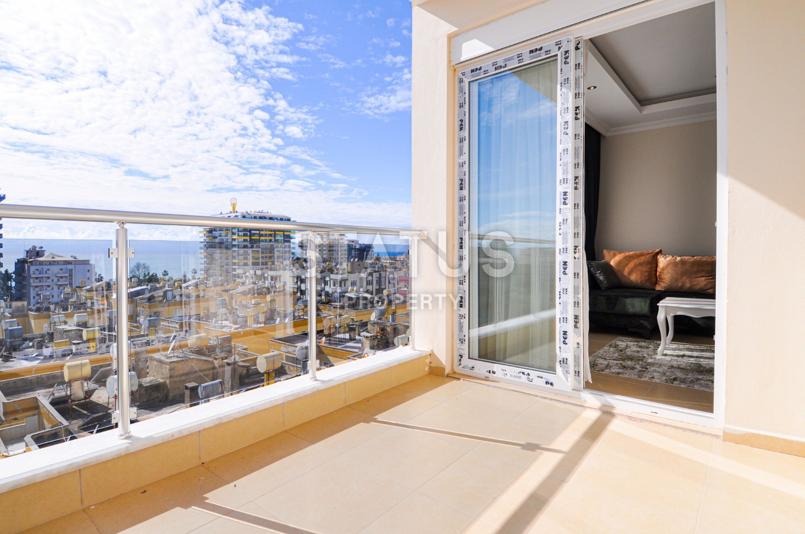 Квартира 1+1 с новой мебелью и ВИДОМ НА МОРЕ! Махмутлар, 65 м2 фото 19