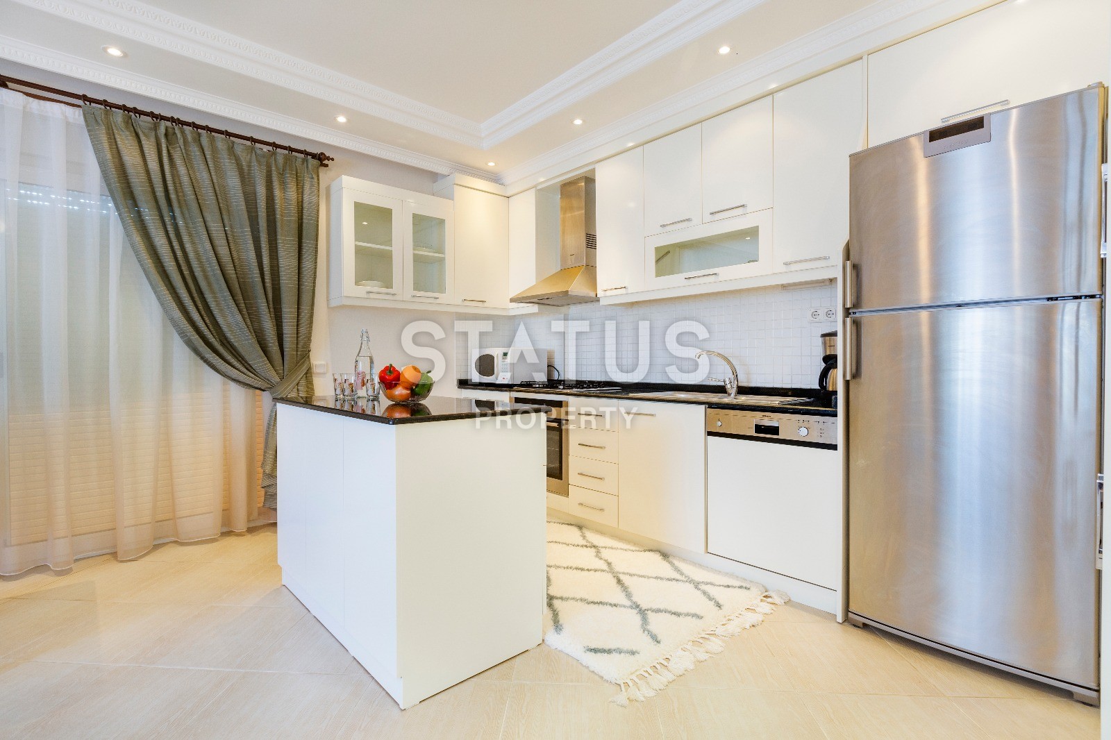 Большая квартира планировки 1+1 с мебелью и техникой от собственника в районе Джикджилли фото 25