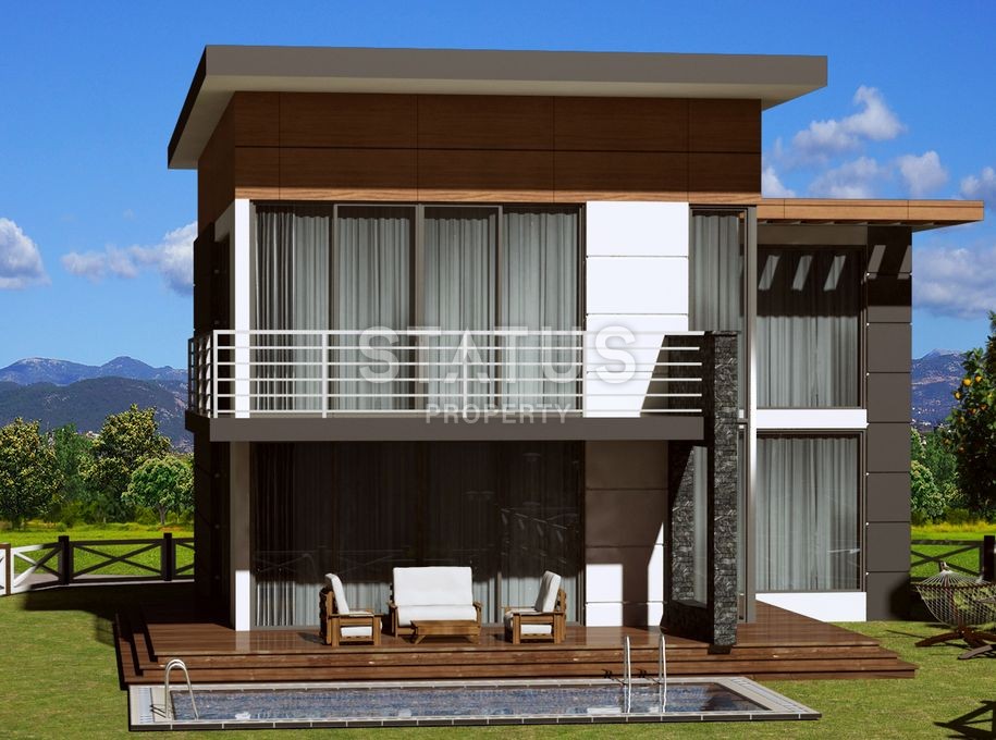 Комплекс вилл с видом на море в Алании, Конаклы, недорого, 155-320 кв.м. фото 15