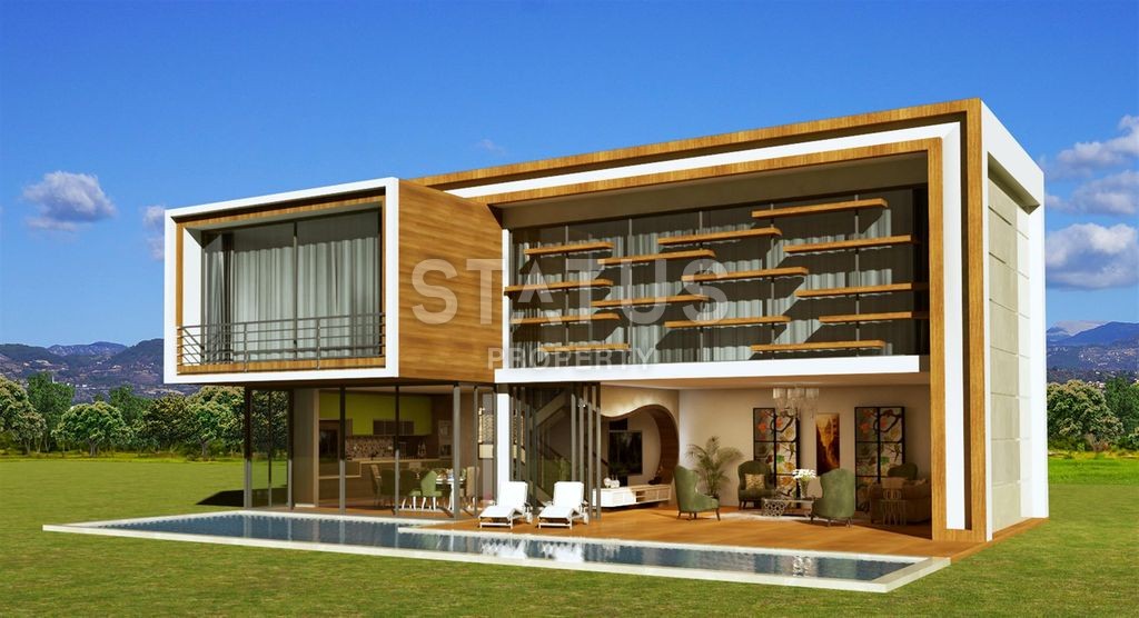 Комплекс вилл с видом на море в Алании, Конаклы, недорого, 155-320 кв.м. фото 16