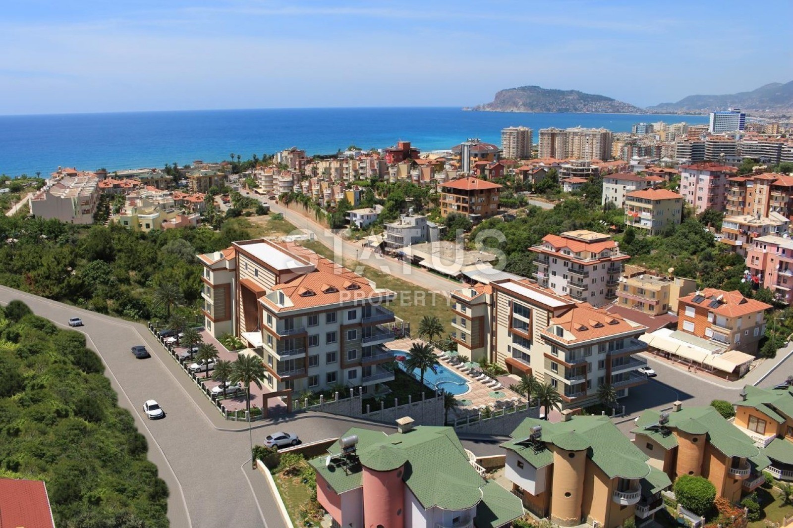 Двухкомнатная квартира с видом на море и горы в Кестеле, 65 м2 фото 20