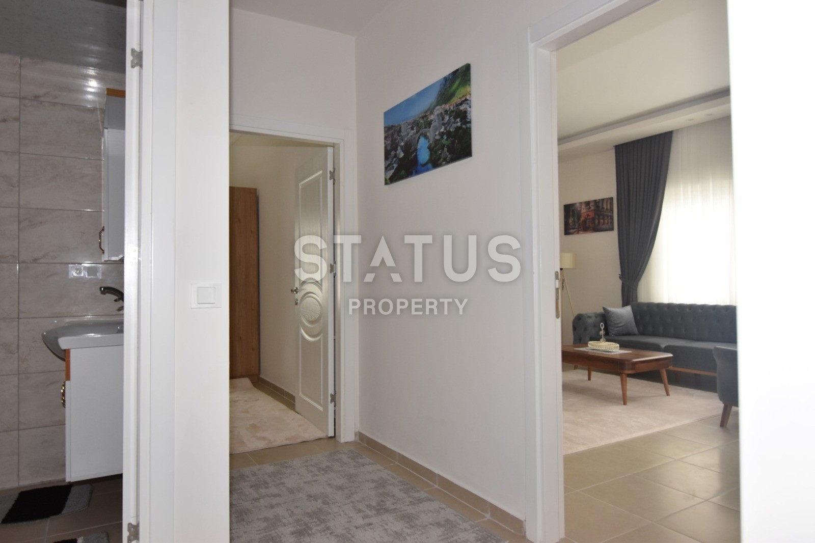 Новая трехкомнатная квартира с мебелью в 100 метрах от побережья! Махмутлар, 120 кв.м. фото 5