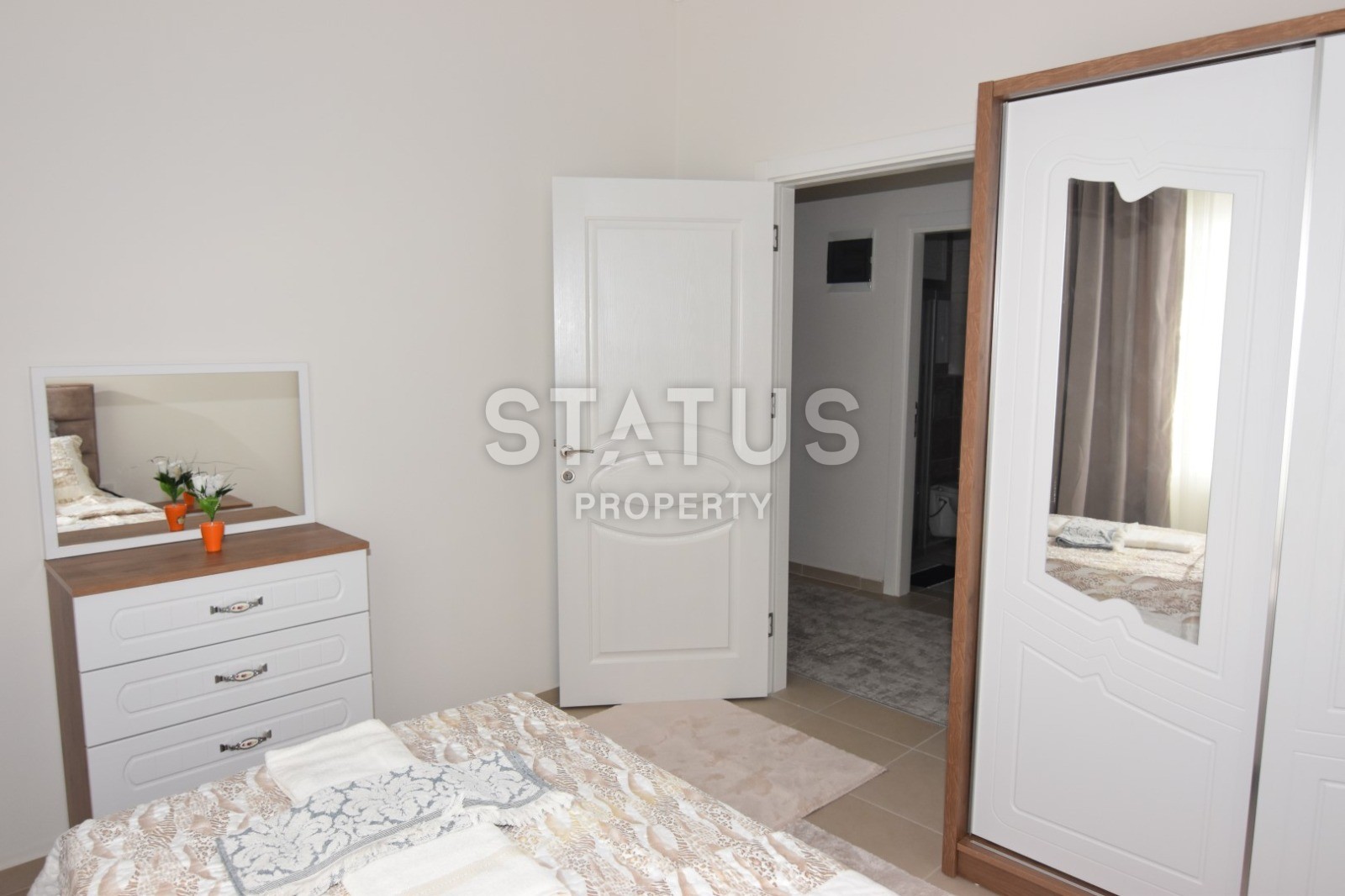 Новая трехкомнатная квартира с мебелью в 100 метрах от побережья! Махмутлар, 120 кв.м. фото 12