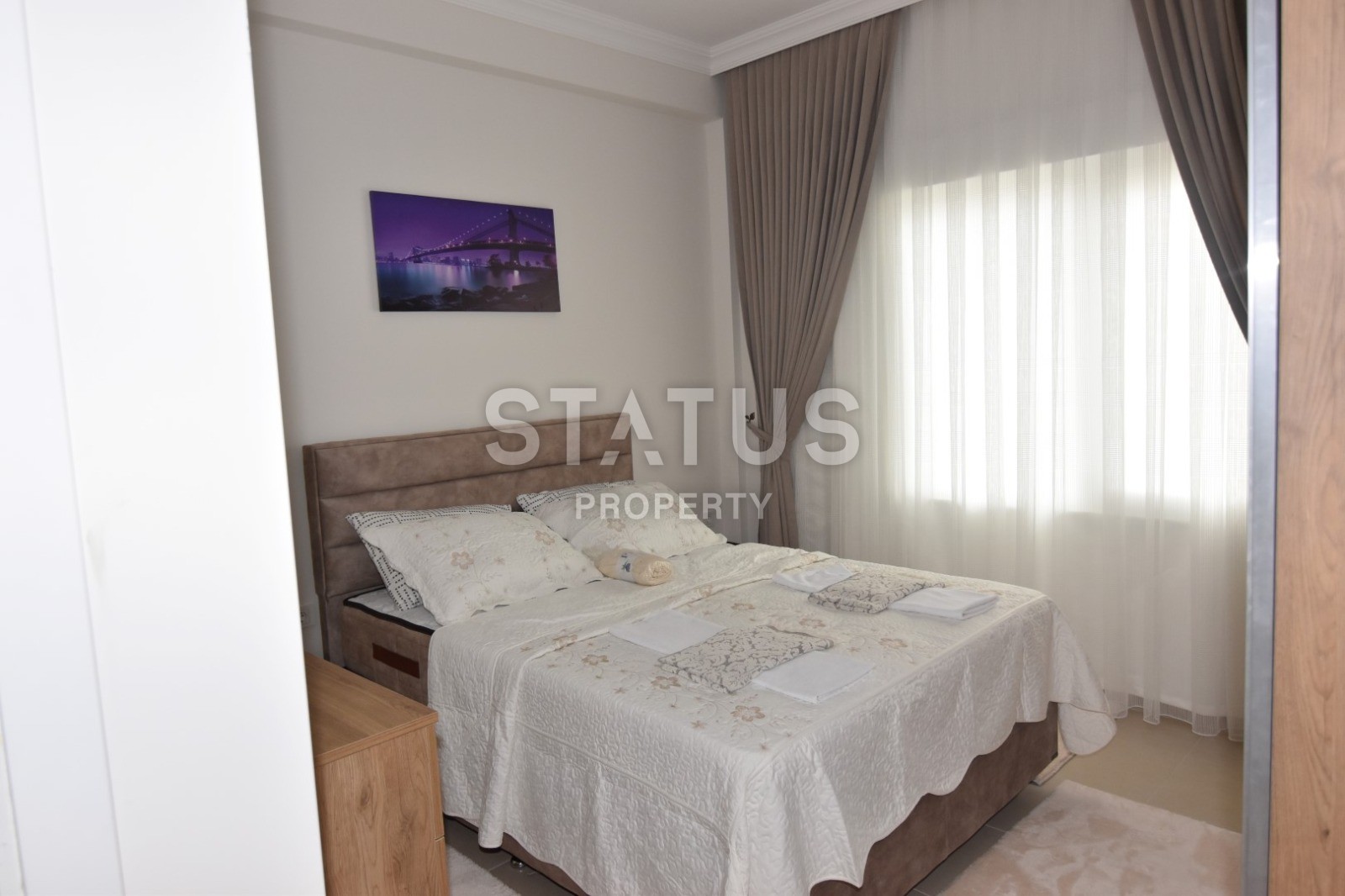 Новая трехкомнатная квартира с мебелью в 100 метрах от побережья! Махмутлар, 120 кв.м. фото 17