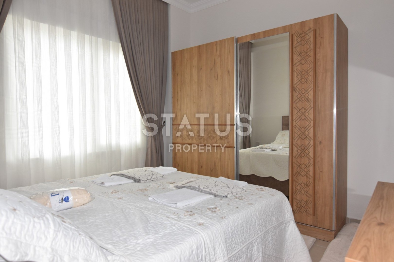 Новая трехкомнатная квартира с мебелью в 100 метрах от побережья! Махмутлар, 120 кв.м. фото 19