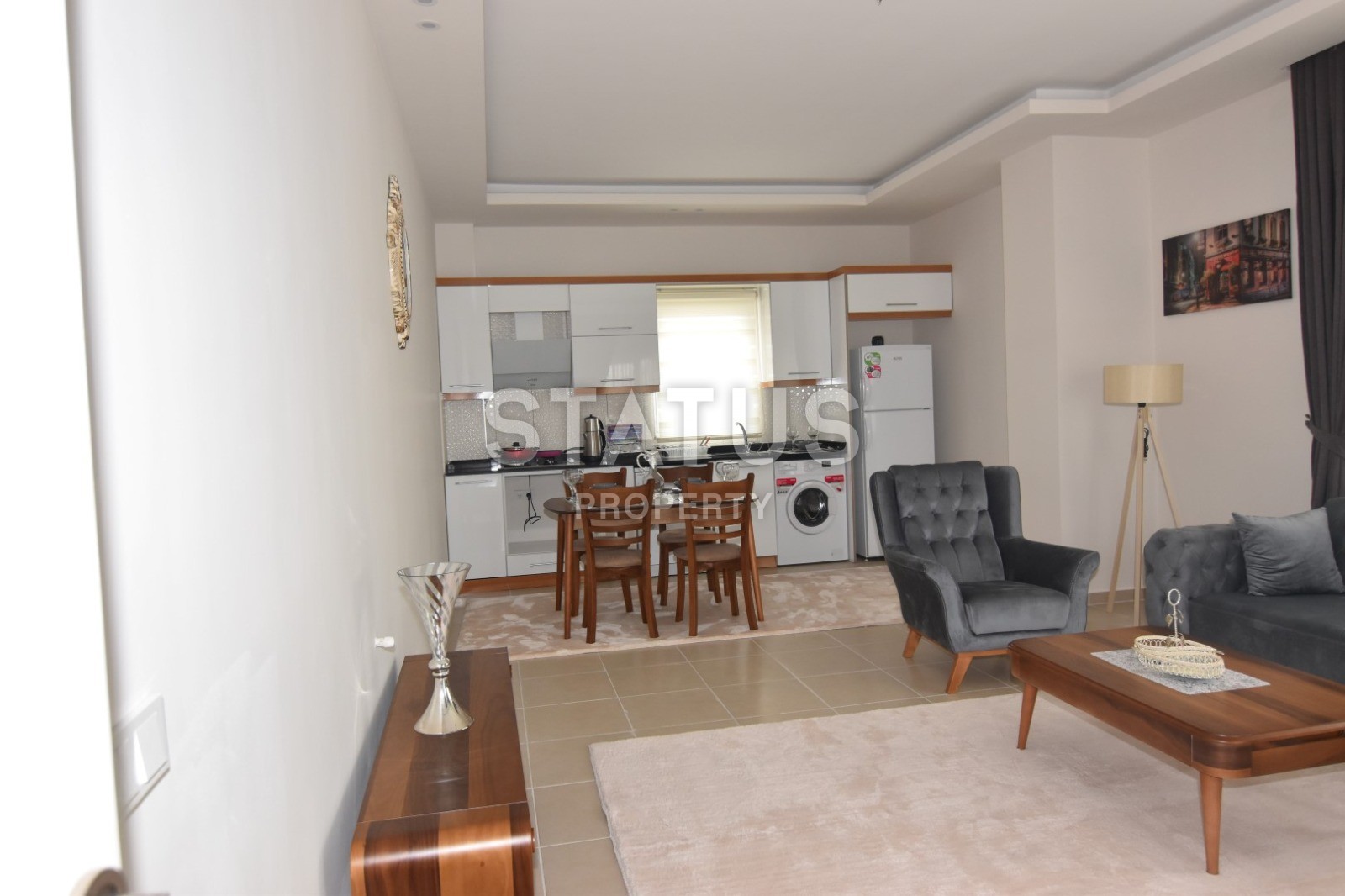 Новая трехкомнатная квартира с мебелью в 100 метрах от побережья! Махмутлар, 120 кв.м. фото 21