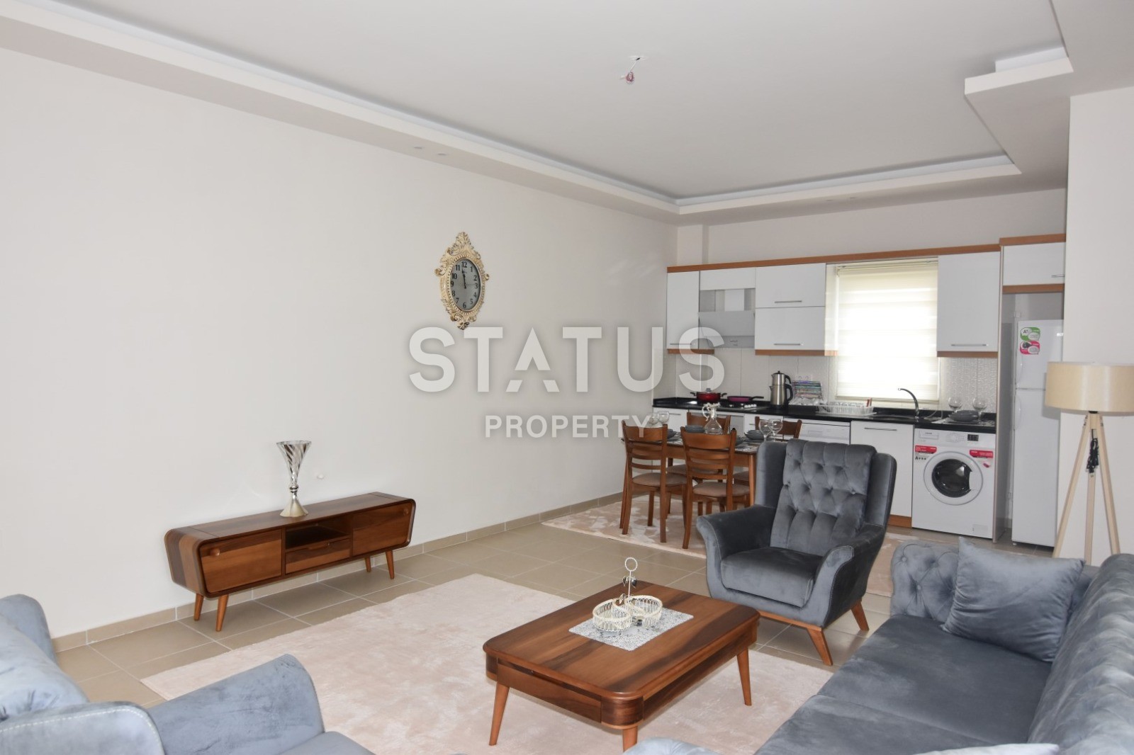 Новая трехкомнатная квартира с мебелью в 100 метрах от побережья! Махмутлар, 120 кв.м. фото 22