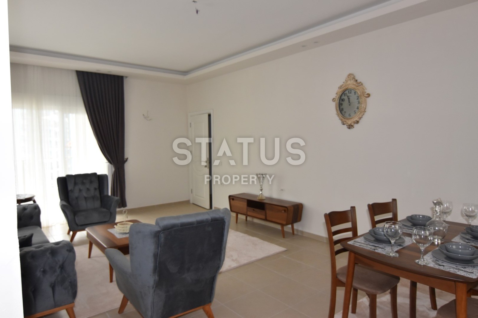 Новая трехкомнатная квартира с мебелью в 100 метрах от побережья! Махмутлар, 120 кв.м. фото 23