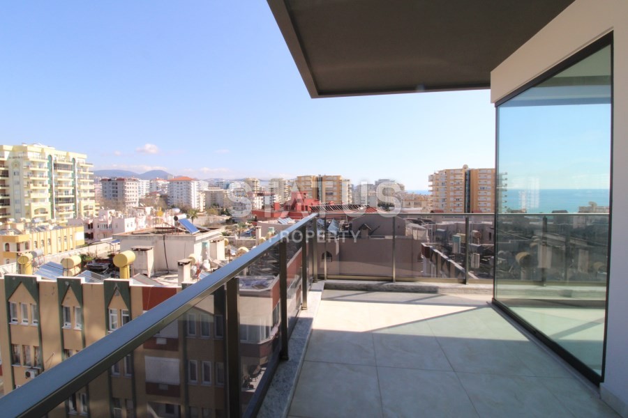 Апартаменты 2+1 на первой береговой линии с видом на горы и море в Махмутларе! 95 кв. м. фото 5