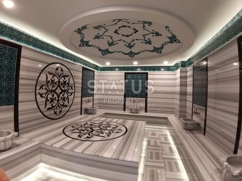 Апартаменты 2+1 на первой береговой линии с видом на горы и море в Махмутларе! 95 кв. м. фото 19