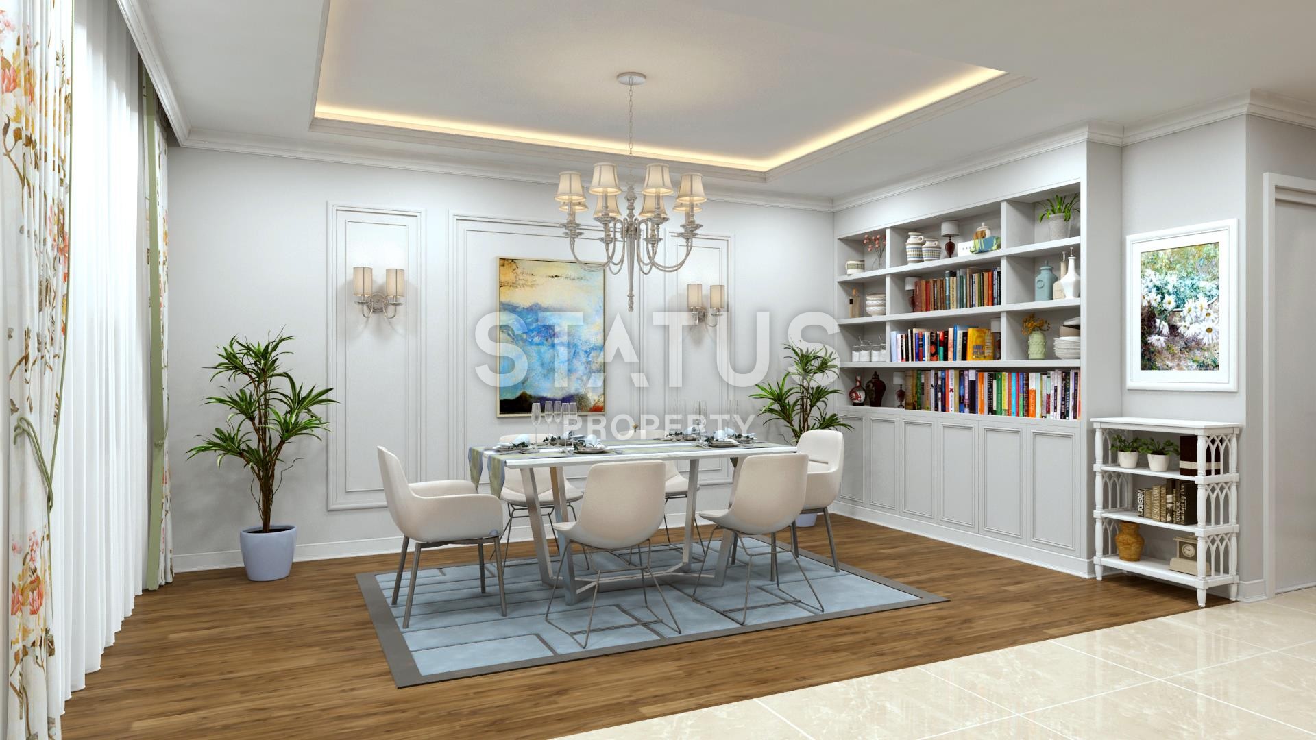 Комплекс вилл с видом на море в Алании, Конаклы, недорого, 155-320 кв.м. фото 20