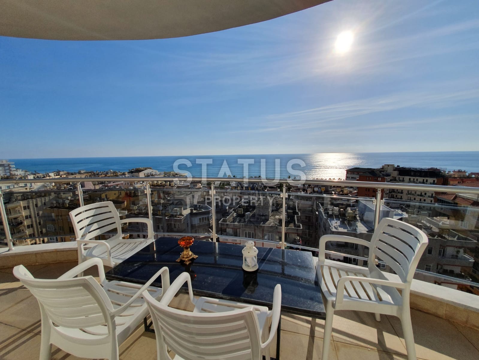 Трехкомнатные апартаменты с новой мебелью и ВИДОМ НА МОРЕ! Махмутлар, 110 м2 фото 1