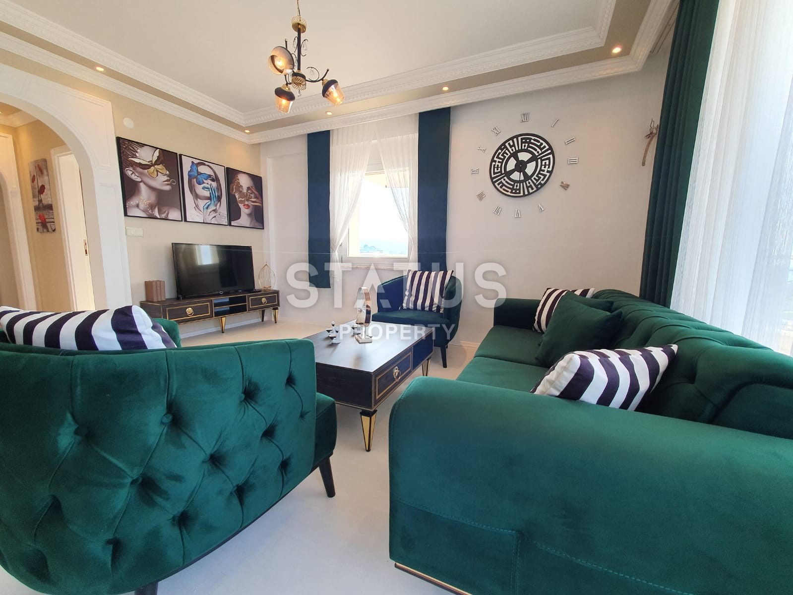 Трехкомнатные апартаменты с новой мебелью и ВИДОМ НА МОРЕ! Махмутлар, 110 м2 фото 5