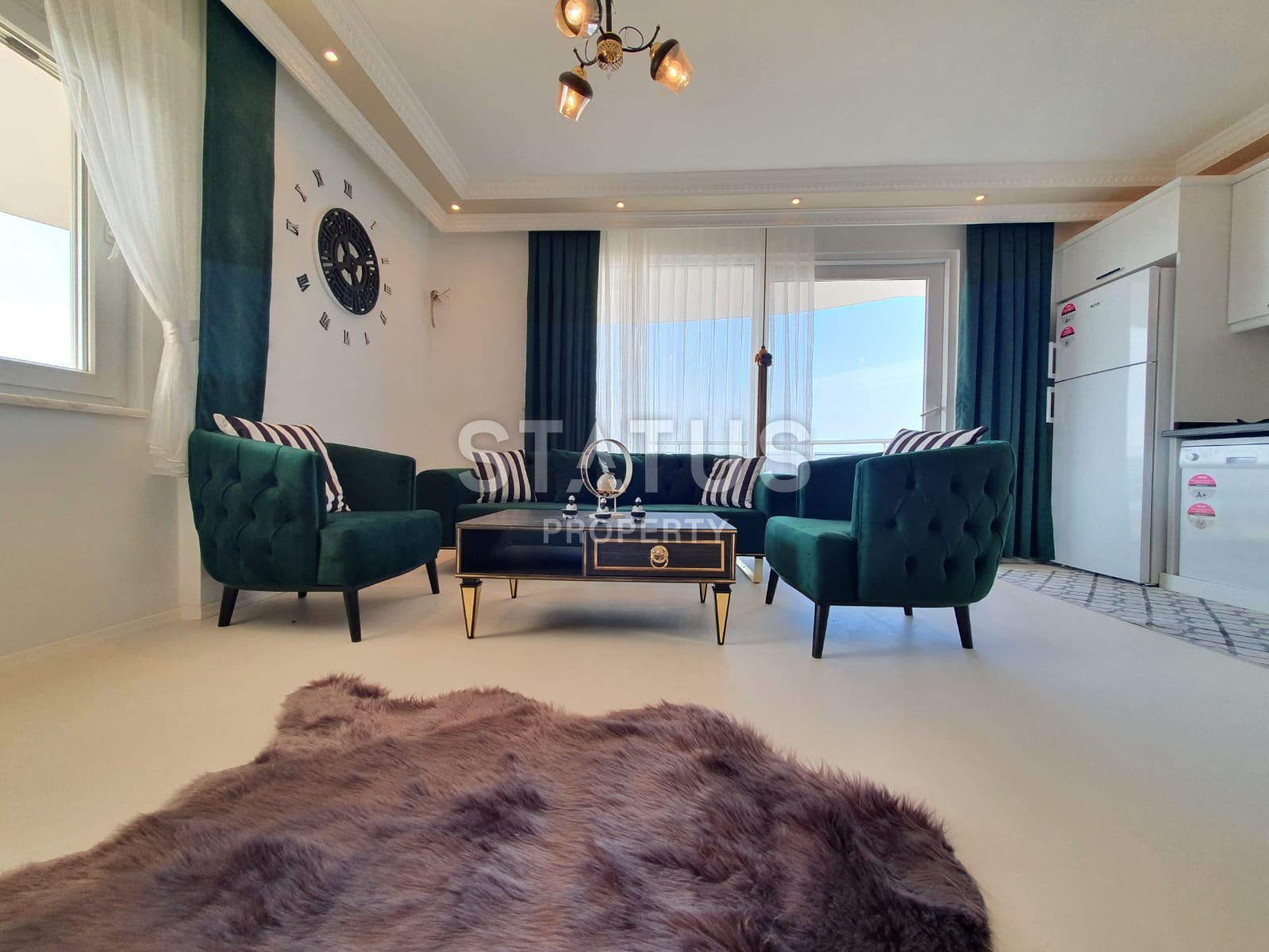 Трехкомнатные апартаменты с новой мебелью и ВИДОМ НА МОРЕ! Махмутлар, 110 м2 фото 6