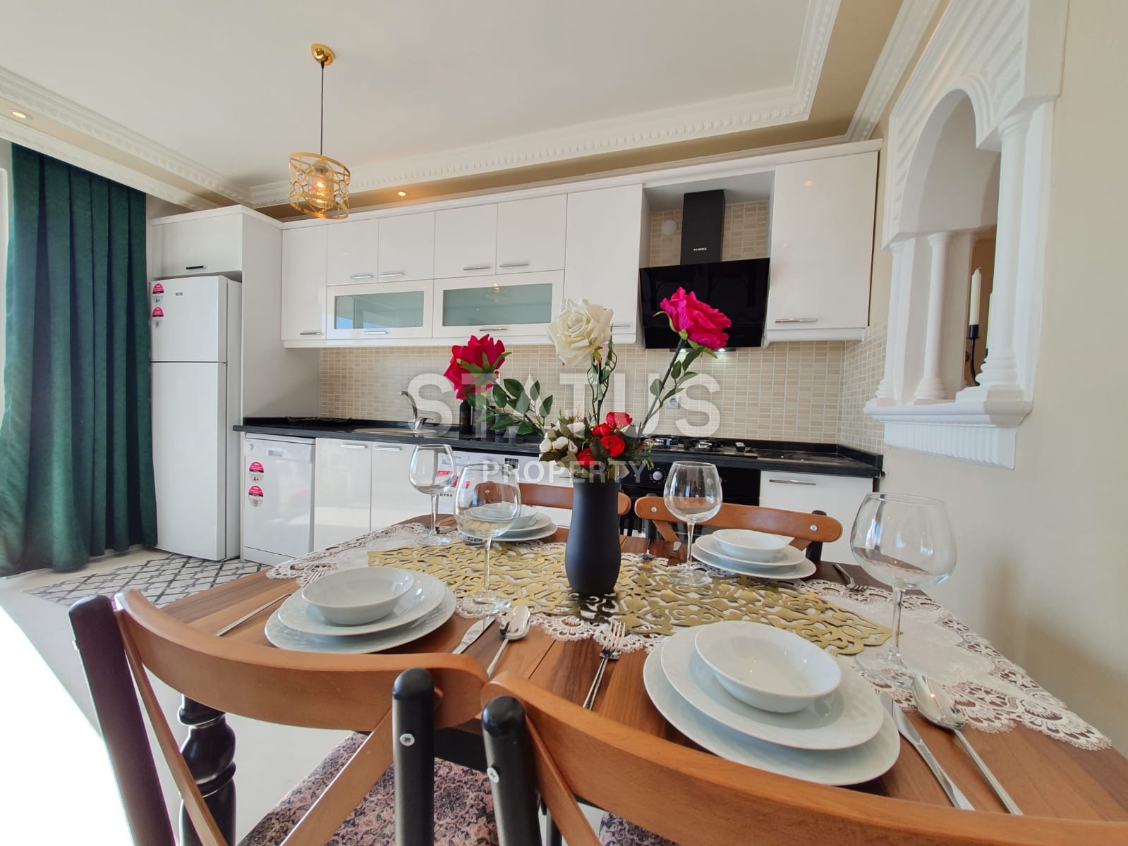 Трехкомнатные апартаменты с новой мебелью и ВИДОМ НА МОРЕ! Махмутлар, 110 м2 фото 8