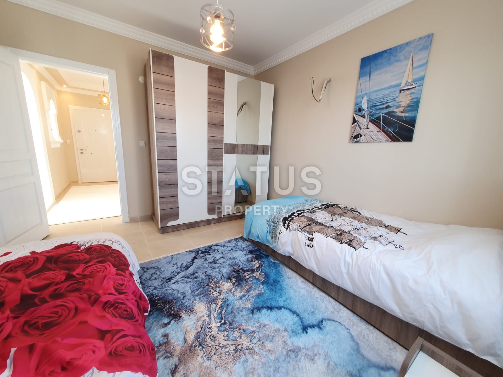 Трехкомнатные апартаменты с новой мебелью и ВИДОМ НА МОРЕ! Махмутлар, 110 м2 фото 13