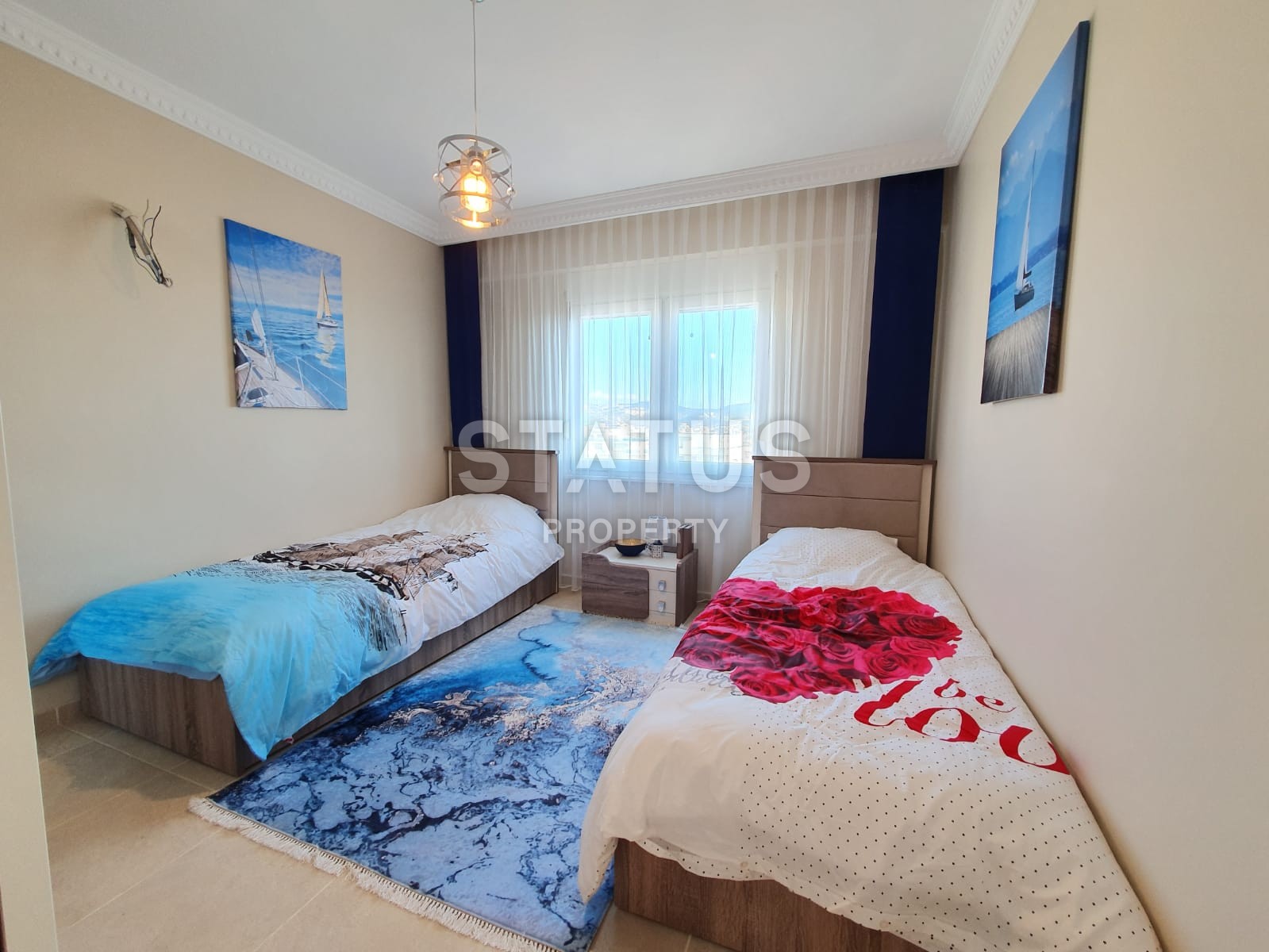 Трехкомнатные апартаменты с новой мебелью и ВИДОМ НА МОРЕ! Махмутлар, 110 м2 фото 14